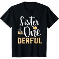 Sister Of Mr Onederful 1St Birthday 1 One-Derful Matching Gift T-Shirt