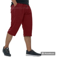 SHORT PANTS UNDER THE KNEE SHORTPANTS PLAIN ELEGANT MEN'S CASUAL PANTS JUMBO SIZE