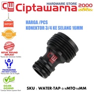 Water Tap Quick Release Connector male 3/ 4 Inch to 16 mm