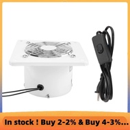 (E L X I) 4 Inch Inline Duct Fan Air Ventilator Metal Pipe Ventilation Exhaust Fan Extractor Bathroo