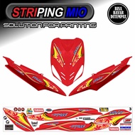 STRIPING VARIASI MIO SPORTY / MIO SMILE MOTIP BUNGA