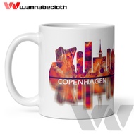 Czech Glass Denmark Mug Copenhagen Denmark Souvenir Europe Copenhagen Denmark Mug World City v1