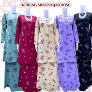Kurung Mini Punjabi ROSE - Baju Kurung Mini Boleh Nursing - Saiz XS hingga 5XL - Plus size - Ironless - Sigadis