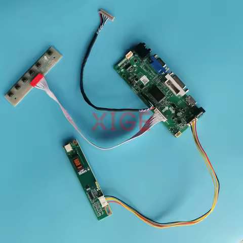 For LP141X10 LP141X8 LP141XB LP141XA LCD Matrix Controller Drive Board Kit DIY VGA+DVI+HDMI LVDS 20-