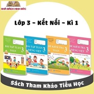 TRI Book - Combo of 4 Weekly Exercises and Math Tests - Vietnamese Grade 3 - Semester 1 - Connecting