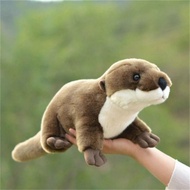 Lanfy Otter Plush Toy Mainan Anak Ulang Tahun 46cm Hewan Manusia Hidup