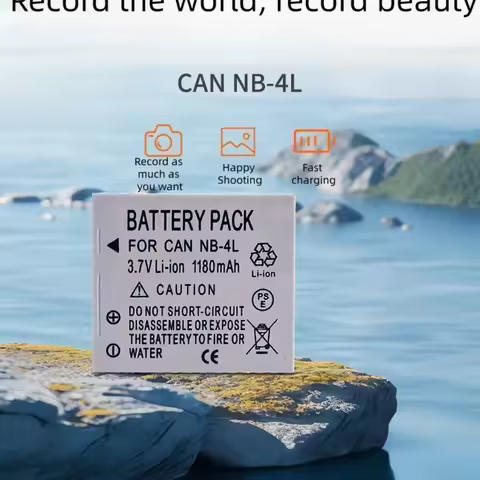 1-10PCS 3.7V 1180mAh NB-4L digital camera battery suitable for Canon IXUS 130 115 220 110 117 100 23