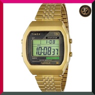 [TIMEX] Unisex Watch Timex 80 SS GOLD TW2V74300 Digital 3ATM Water Resistant Plastic Digital Dial St