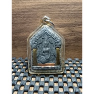 坤平后 洛乍娜女神 限量570粒 Phra Khun Paen Lo Thongdam  Wat  Tham Tapian Thong 2545