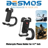 Desmos MX0242 Set Motorcycle Phone Holder MX0242 for 4-7 inch ABS