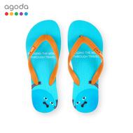 Agoda รองเท้าแตะลาย "Sorry Agoji!" S-XL – รองเท้าแตะสุดกวน ใส่สบาย ความยาว XS230 S250 M290 L310 มม.