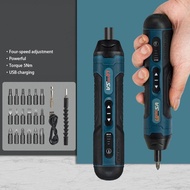 USB Electric Screwdriver Set 3.6V Powerful Impact Repair Power Tools 1300mah Lithium Battery Rechargeable Magn Drill