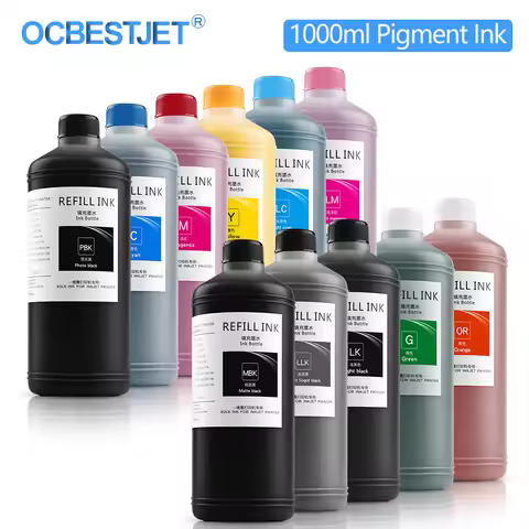 1000ML Waterproof Pigment Ink For Epson P6000 P7000 P8000 P9000 P6080 P7080 P8080 P9080 Inkjet Print