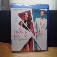 Bluray blu-ray bd and dvd original A Simple Favor Anna Kendrick Blake Lively