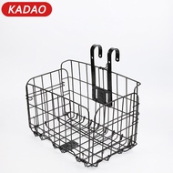 KADAO Foldable Bicycle Basket Bike Front Carrier Bicycle Front Basket and Rear Basket