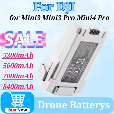 5200mAh/5600mAh/7000mAh/8400mAh for DJI Mini3/Mini3 Pro/Mini4 Pro Drone Large Capacity Refitting Bat