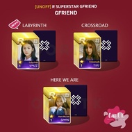 (MIN PURCHASE 3PCS - MIX) R CARDS Superstar GFRIEND Pt.1 PHOTOCARD PC SOWON YERIN EUNHA YUJU SINB UM