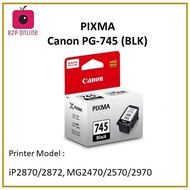 Canon Ink PG-745 PG745 Black Ink Cartridge PG 745 for Canon iP2870 / 2872 , MG2470 / 2570 / 2970 Pix