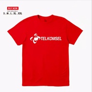 kaos baju telkomsel provider / baju distro telkomsel hp
