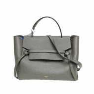 Celine Belt鯰魚包Mini28灰色牛皮