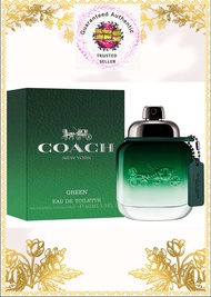 Coach Green EDT 40ml/100ml for Men (Retail Packaging/Tester) - BNIB Perfume/Fragrance