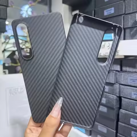 Real Carbon Fiber Case for Sony Xperia 1 VI Ultra-thin Luxury Aramid Fiber Armor Back Cover for Xper