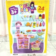 TOY STORE TOY TROLLEY TOY FOR GIRLS COOKING M140 MEGA MART