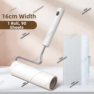 Tearable Dust Remover Roller 16cm Handle Sticky Hair Remover Cleaner Household Cleaning Tools Mop Br