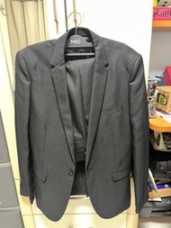 G2000全套黑色西裝slim fit 48