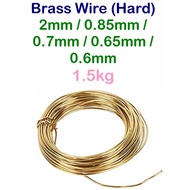 Ready Stock Brass Wire 1.5kg Hard Wire