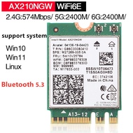 COD-Intel AX210 Wifi 6 Wireless Network Card 5G Bluetooth 5.3 AX210NGW Laptop WiFi Receiver M.2 NGFF
