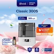 Levoit Classic 300s Smart Humidifier | Aroma Diffuser | Antibacterial Meterial | Night Light | 2 Yea
