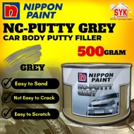 SYK Nippon Paint 500g NC-Putty Car Body Putty Filler Car Grey Putty Automotive Motor Simen Kereta Halus Kelabu