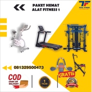 Paket alat fitness Hemat olahraga gym rumahan 1