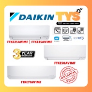 [💯ORIGINAL] Daikin Inverter R32 Air-Conditioners 1.0hp 1.5hp (3star) 2.0hp 2.5hp (4star) FTKE Series