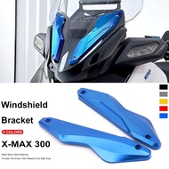For YAMAHA X-MAX300 XMAX300 X-MAX XMAX 300 2023- Motorcycle Accessories Windshield Deflectors Windscreens Bracket Set Aluminum