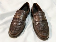 面交2萬 原價$7萬 TOD’S 專櫃精品男鞋 限量稀有 鱷魚皮 樂福鞋