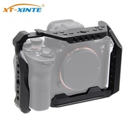 XT-XINTE A74 Aluminum Alloy Camera Cage Rig Compatible for Sony A7M4/A7R4/A9II/A7S3/A1/A7R4A with Co