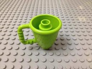 【點點小豆】lego 樂高積木 DUPLO 得寶 配件 淺綠色 水壺 杯子 一 個 如圖！