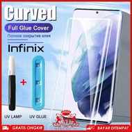 Tempered Glass Curved UV Clear Infinix Note 40 Pro Note 40 Pro Plus Zero 30 4g Zero 30 5g