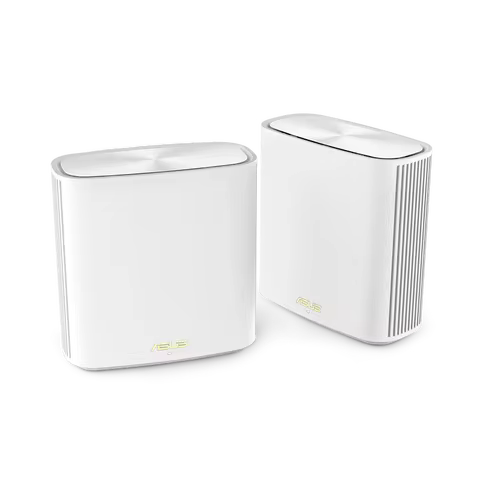 ASUS ZenWiFi AX XD6 (W-2-PK) AX5400, 2.4&5GHz OFDMA Whole-Home AiMesh WiFi 6 Router System Coverage 