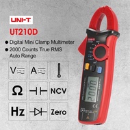 มิเตอร์วัดไฟดิจิตอล UNI-T UT210D Mini Digital Clamp Meter แคลมป์มิเตอร์ วัดเเอมป์ได้ทั้งAC/DCเริ่ม20a-200a (เทสก่อนส่ง)+คีมตัด