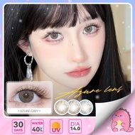 Fashion คอนแทคเลนส์สี Azure Brown/Gray/Blue ขนาดมินิ 14.0mm
