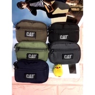 CAT Plain Mini Coin Purse 2 Zipper unisex 956 and 957