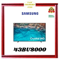 SAMSUNG LED TV 43 INCH UA43BU8000 SMART TV 4K SAMSUNG 43BU8000 BU8000