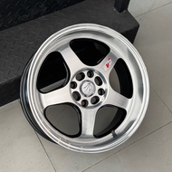[1 SET] EVO 17X8 4H114.3 ET28 - BLACK MF/ML (Thailand)