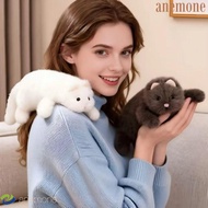 ANEMONE Ferret Plush Toy, Lifelike Appearance Soft Fluffy Plush Ferret Stuffed Toy, Animal Plushies 