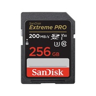 SANDISK   Extreme PRO SDXC 256GB U3 V30 記憶卡(公司貨) (讀/寫速度: 200MB/140MB)