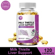 SOFTHER Milk Thistle Essentiale Forte Capsule for Liver Liveraide Silymarin Capsule Liver aid 120pcs