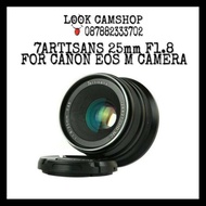 7artisans MIRRORLESS Camera Lens 25mm 25 F1.8 FOR CANON EOS M2 M10 M100 M3 M50 M5 M6